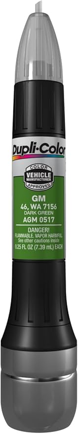 Dupli-Color AGM0517 Scratch Fix All-In-1 Exact-Match Automotive Touch-Up Paint – General Motors Dark Green – 0.25 oz. Paint Pen