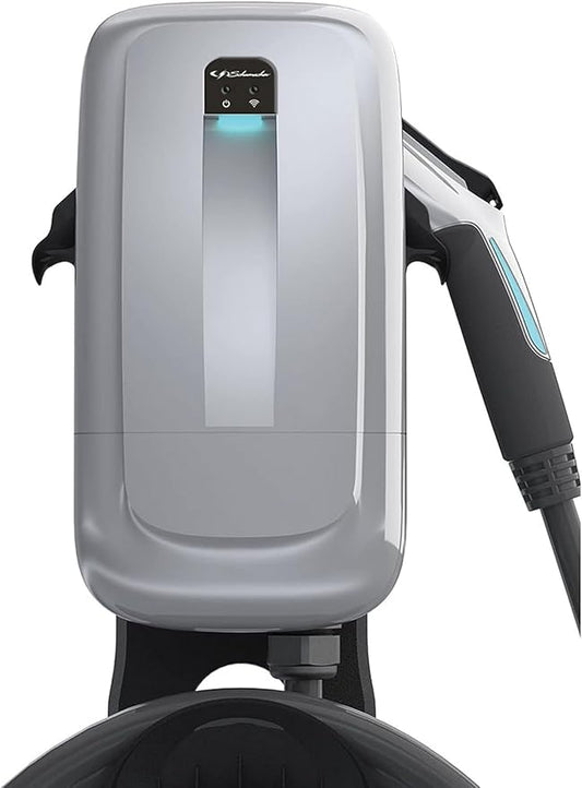 Schumacher Electric 240V / 40A Level 2 EV Wall Charger - NEMA 6-50 Plug - with Universal SAE-J1772 Connector - Wi-Fi & Bluetooth Enabled - Weather-Resistant for Indoor or Outdoor Use - SEV1600P650