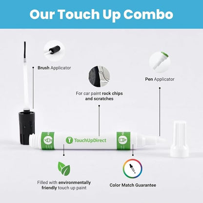 TouchUpDirect 1H1 Gray/Predawn Gray Metallic for Toyota Exact Match Touch Up Paint Combo - Essential Package
