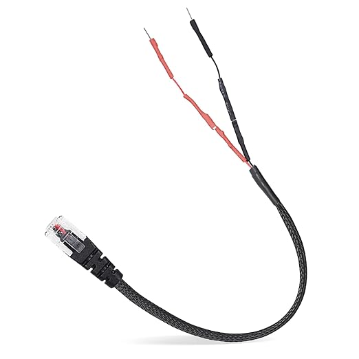 1PC RJ11 Replacement Mirror Wire Power Cord for Escort Radar Detectors，Fits Max 360C MaxCam Redline,Max Max2 Max 360,Inline Fuse,9500ix 8500x50 Redline Models ﻿