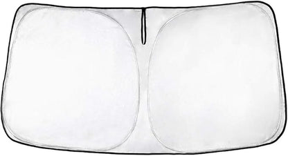 KUST Windshield Sun Shade for 1996-2024 GMC Savana Van Accessories, Passenger & Cargo Van Window Sunshade Sun Visor Protector Foldable Blocks UV Rays Keep Your Car Cooler