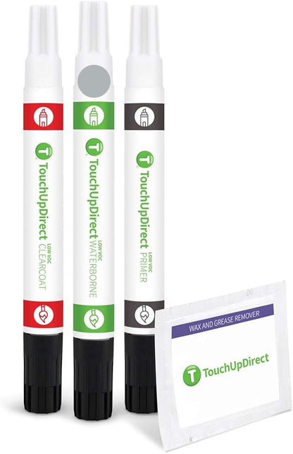 TouchUpDirect 1J9 Celestial Silver Metallic Compatible with Toyota Exact Match Touch Up Paint Combo - Preferred Kit