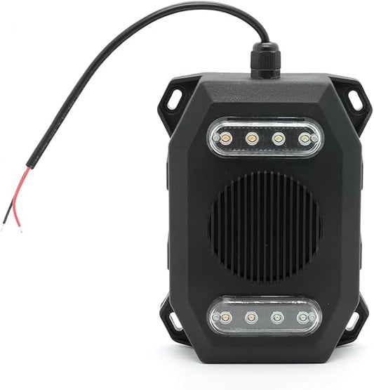 102dB Reversing Backup Alarm & Light Warning System – 12-24V Beep Sound Safety Alert for Vehicles
