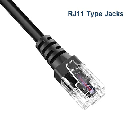 Radar Detector Cable, with USB to RJ11 Plug,for Escort Valentine One Uniden Beltronics Cobra Radar Detector,Replacement Power Cable for Radar Detectors(RJ11-3.3ft)