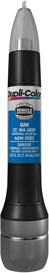 Dupli-Color AGM0552 Scratch Fix All-In-1 Exact-Match Automotive Touch-Up Paint – General Motors Imperial Blue – 0.25 oz. Paint Pen