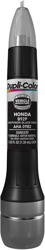Dupli-Color AHA0982 Scratch Fix All-In-1 Exact-Match Automotive Touch-Up Paint – Honda Nighthawk Black Pearl – 0.25 oz. Paint Pen