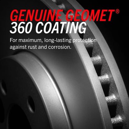 Power Stop CRK1358 Coated Brake Rotor and Ceramic Brake Pads- Front For Ford Focus 2000-2004 [Model Specific]