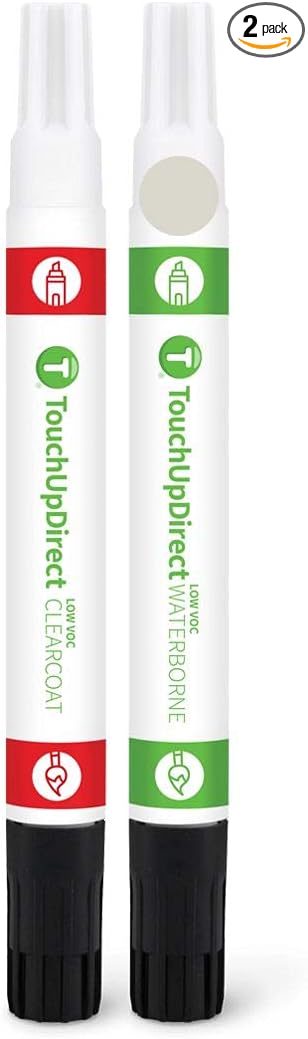 TouchUpDirect 1F7 Classic Silver Metallic Compatible with Toyota Exact Match Touch Up Paint Combo - Essential Kit