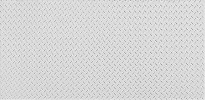 RESILIA Heavy Duty Garage Floor Runner & Protector Mat - Slip Resistant Diamond Plate PVC Mats - Water, Spill, & Stain Resistant, Silver (4 feet x 20 feet)