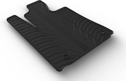 Gledring USA Custom Fit Floor Mats Intended for Toyota Tundra CrewMax 2012-2021 - No Trimming Needed. All Weather Rubber mats for Year Round Protection from mud and Snow.