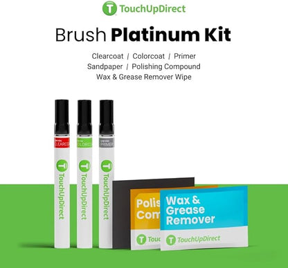TouchUpDirect 8X0 Heritage Blue Compatible with Toyota Exact Match Touch Up Paint Brush - Platinum Kit