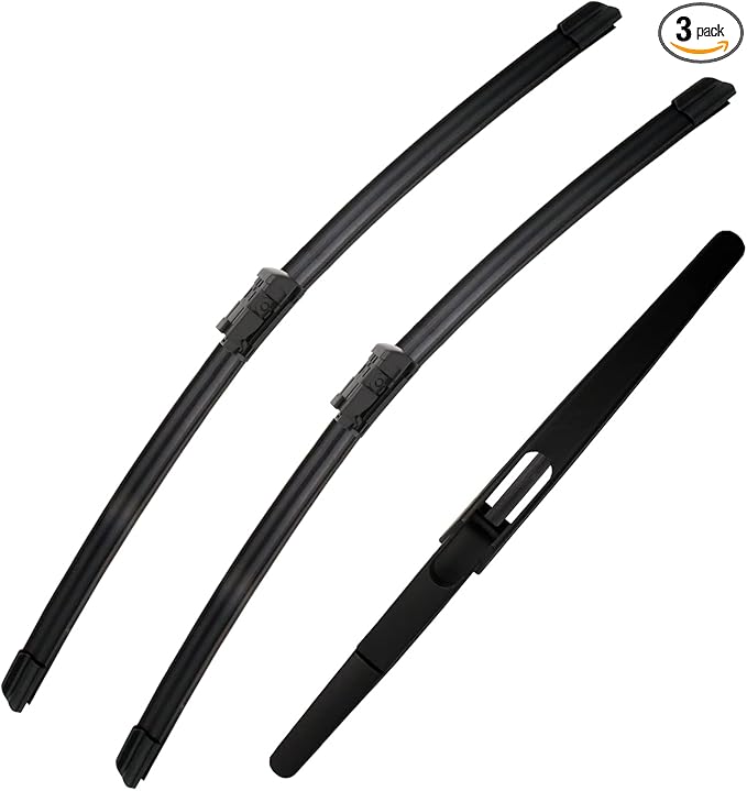 3 Windshield Wipers Set-Mercedes Benz GL 2013-2016, GL450 GL350 GL550 ML 2012-2015 ML350 ML550 ML63 GLE Equipment Replacement - 26"+23"+12" (Pack of 3)