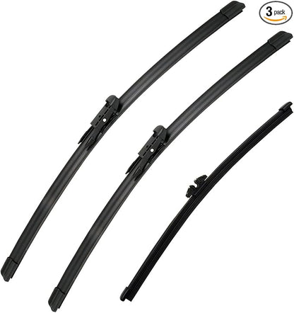 3 Wipers Set-26"+22" Front Windshield Wipers and 11" Rear Wiper Blade for 2011-2023 Ford Explorer, Factory Original Equipment Replacement (Pack of 3)