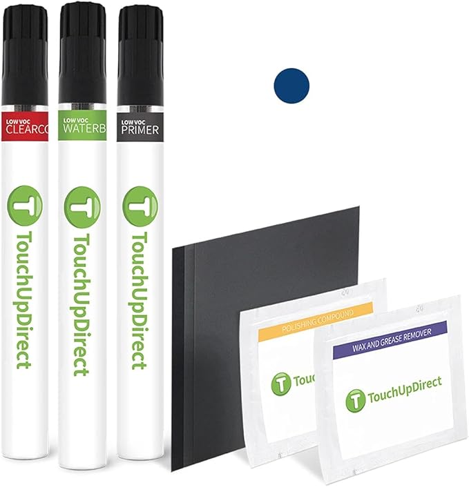 TouchUpDirect 8W6 Parisian Night Pearl Compatible with Toyota Exact Match Touch Up Paint Brush - Platinum Kit