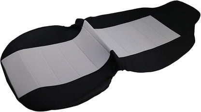 Front Car Seat Covers for 2004-2012 Ford Ranger, Front High Back 60/40 Split Bench Seat Covers with Molded Headrests for Ford Ranger 2004 2005 2006 2007 2008 2009 2010 2011 2012 (Light grey)