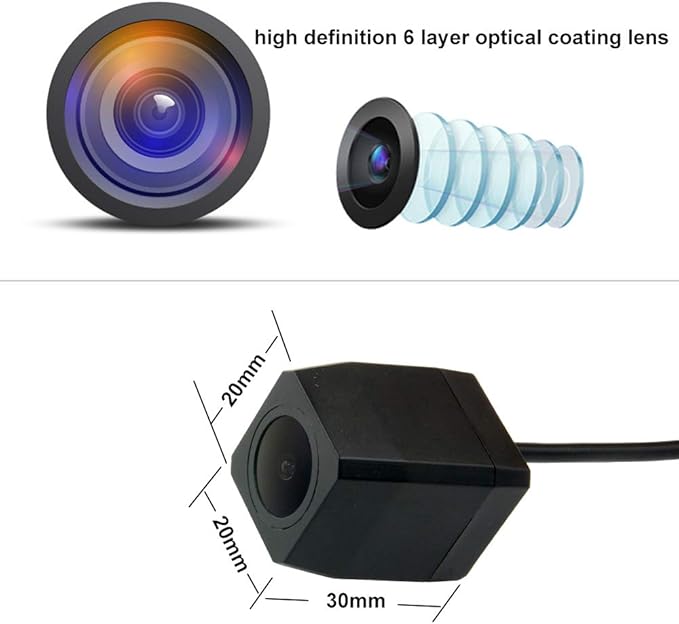 Full HD Adjustable Angle Car Rear View Camera for Toyota RAV4 RAV-4 RAV 4/ Toyota Vanguard 2006~2012 &Vehicle Camera Waterproof and Shockproof Reversing Backup Camera (Full HD Adjustable Angle)