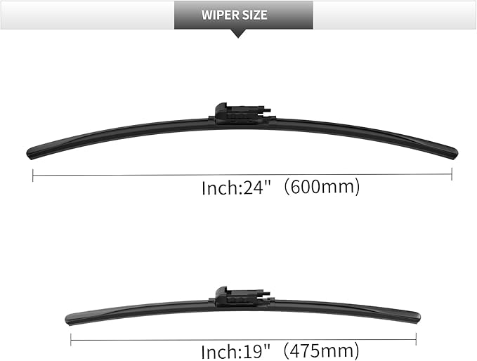 Front Rain Wiper Blades, 2-Piece Set for BMW 3 Series 320i 328i 328d 330i 330e 335i 340i 2014 2015 2016 2017 2018,Automotive Replacement Wiper Blades for Car Window