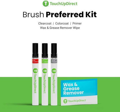 TouchUpDirect 3L5 Radiant Red Compatible with Toyota Exact Match Touch Up Paint Brush - Preferred Kit