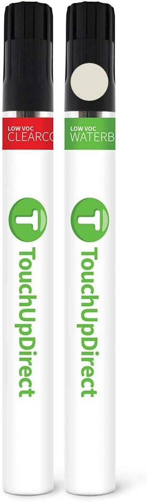 TouchUpDirect 1E7 Silver/Silver Streak Metallic Compatible with Toyota Exact Match Touch Up Paint Brush - Essential Kit