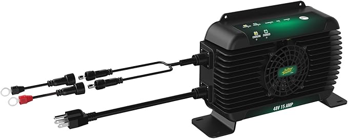 Battery Tender PowerPlus 48V, 15 AMP Battery Charger and Maintainer - Golf Cart and Marine Applications - IP68 Weather Resistant