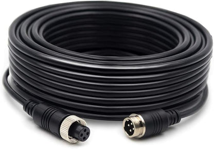 (17FT / 5m Backup Camera Cable, 4-pin Aviation Video Extension Cable, Car Video Extension Cable Backup Camera Extension Cable,AV Extension Cable CCTV Rear View Camera,Car Video System