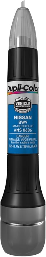 Dupli-Color ANS0606 Scratch Fix All-In-1 Exact-Match Automotive Touch-Up Paint – Nissan Majestic Blue – 0.25 oz. Paint Pen, 0.5 Fl Oz (Pack of 1)