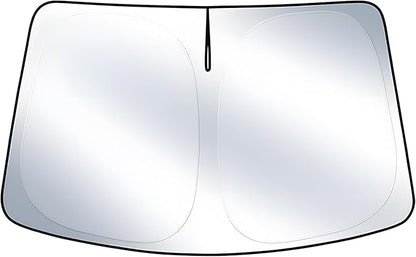 T TGBROS Windshield Sun Shade Custom Fit for 2021-2023 2024 2025 Nissan Rogue Accessories Foldable Sun Shield Reflective Polyester Sun Visor Cover Block Heat and Sun Protection