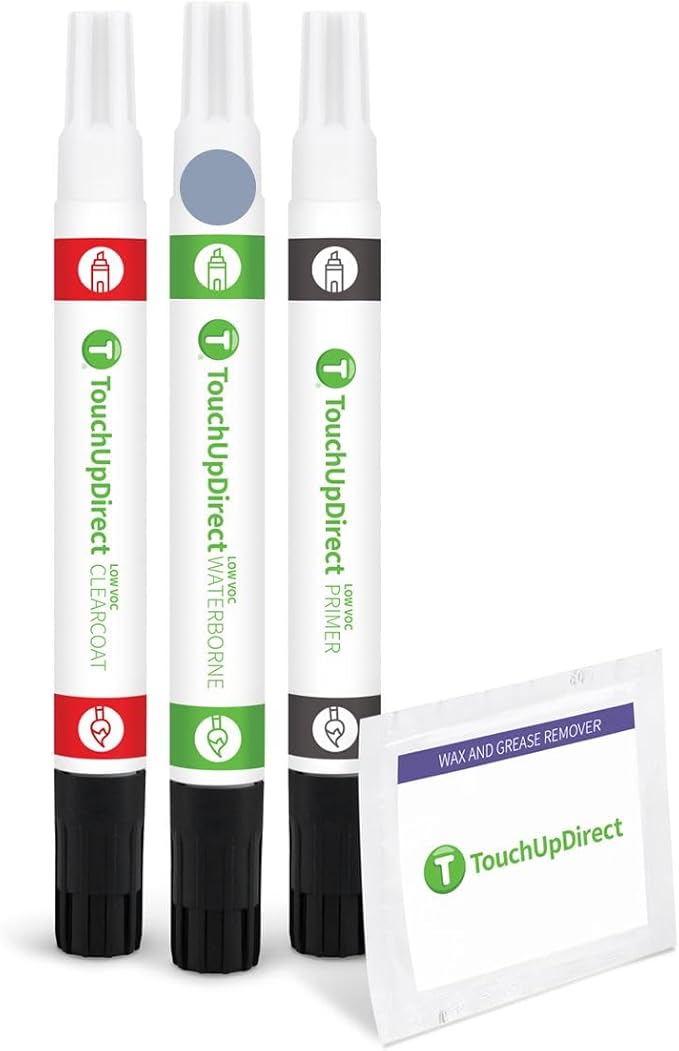 TouchUpDirect 1K5 Moon Dust Compatible with Toyota Exact Match Touch Up Paint Combo - Preferred Kit