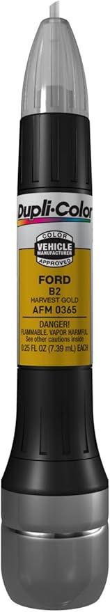 Dupli-Color AFM0365 Scratch Fix All-In-1 Exact-Match Automotive Touch-Up Paint – Ford Harvest Gold – 0.25 oz. Paint Pen