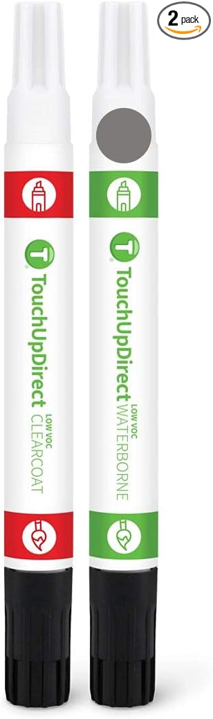 TouchUpDirect 1G3 Magnetic Gray Metallic Compatible with Toyota Exact Match Touch Up Paint Combo - Essential Kit