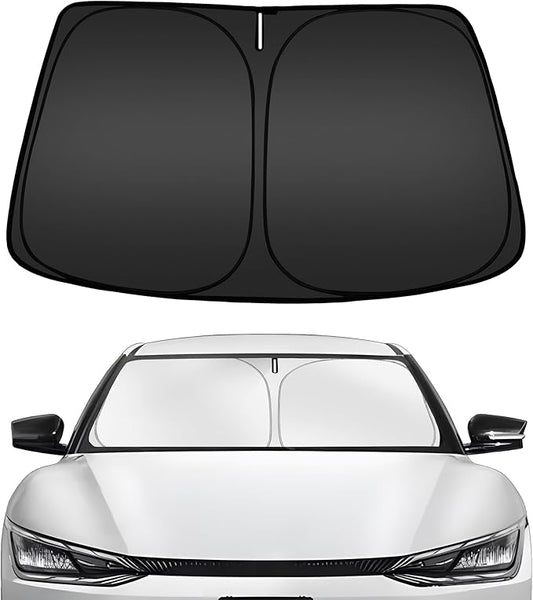 ARISMOTOR Windshield Sun Shade for Kia EV6 2022-2025 2026, Custom Fit Foldable Front Window Sunshade Sun Visor Protector, Block UV Rays Keep Your Car Cooler