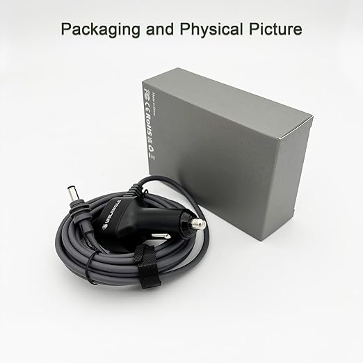 3 in 1 Car Power Cable for Starlink Mini Cigarette Lighter Adapter, Car Charger for Mini Starlink DC Power Cable with Digital Display, Durable & High Speed Charging USB A/USB C Port (3M/10FT)