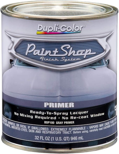 Paint Shop Finish System, Primer Grey, 32 oz. Quart (BSP100)