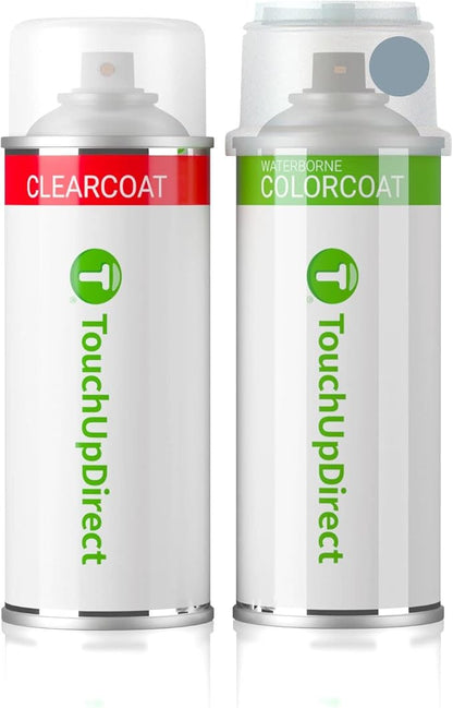 TouchUpDirect 8R3 Pacific Blue Metallic Compatible with Toyota Exact Match Touch Up Paint Aerosol - Essential Kit