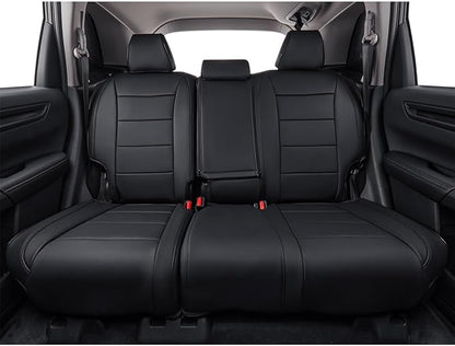 EKR Sportage Seat Covers Custom Fit for KIA Sportage EX,X-Line,SX,SX Prestige,X-pro,X-pro Prestige 2023 2024 2025 2026 Leather Car Seat Cover Full Set - Faux Leather(Black)