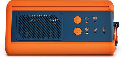 Airthereal PA1K-GO 1,000mg/h Portable Ozone Generator - Cordless Battery Powered Odor Eliminator for Car, Hotel Rooms, Offices, Bathrooms, and Small Spaces (Blue)