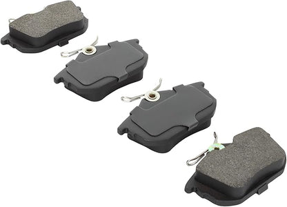 Premium Semi-Metallic Rear Brake Pads (1001-0838M) Compatible with Mitsubishi Space Star 2003-2004, Smart Forfour 2005-2006, Volvo S40 1999-2005, Volvo V40 1999-2004