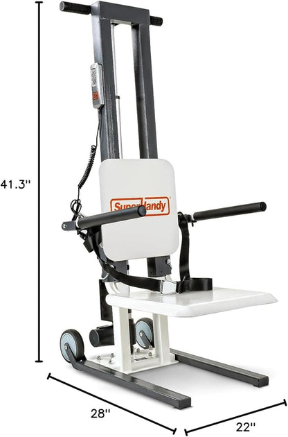 SuperHandy GoRise Electric Floor to Stand Lift – 500 Lbs Capacity, Standing Assistance, Portable, Adjustable, Ergonomic, Easy Storage, Patent Pending (FS (Floor Lift))