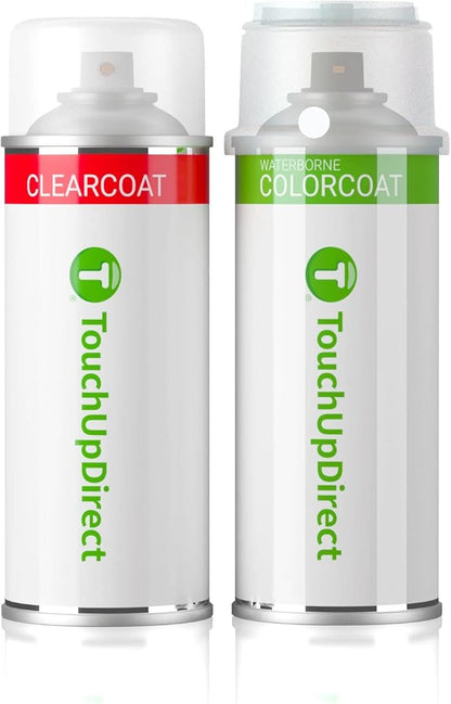 TouchUpDirect 040 Super White Compatible with Toyota Exact Match Touch Up Paint Aerosol - Essential Kit
