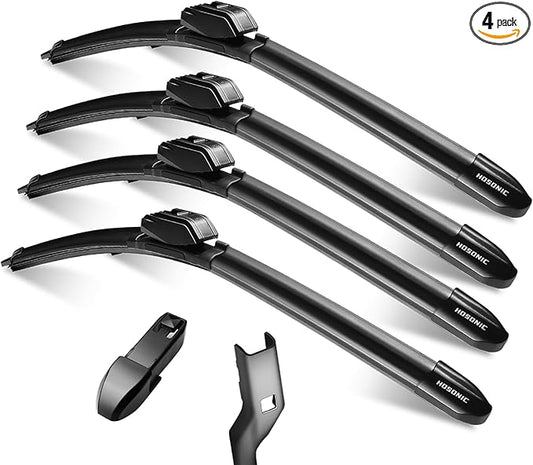 Windshield Wipers - 28"+20" Wiper Blades, Compatible with Audi A8, Q7, S8, SQ7 Windshield Wiper Blades, Double Service Life (Set of 4)