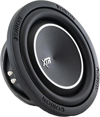 Orion XTR Series XTR8SWD2 Free Air Slim Shallow Mount 8” Car Subwoofer, 1200W Max Power, 300W RMS, Dual 2 Ohm, UV Coated Cone, NBR Surround – OEM Sub Replacement Compact for Lexus, BMW, Nissan, & More