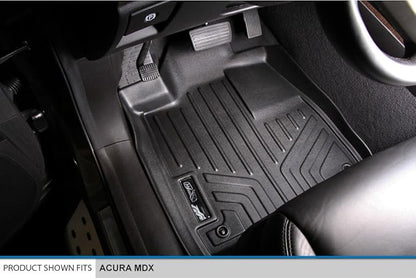 SMARTLINER Custom Fit Floor Mats 2 Row Liner Set for 2007-2013 Acura MDX