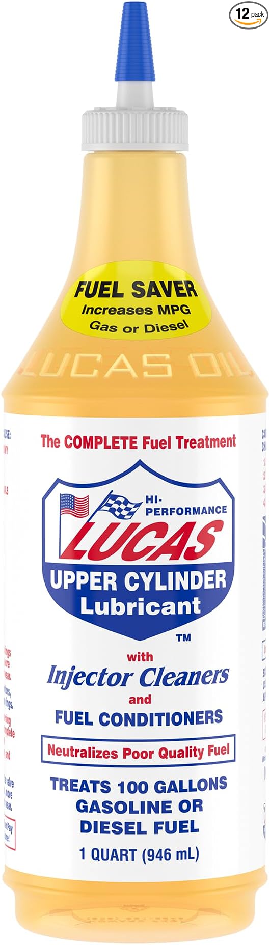 LUCAS Oil 10003-PK12 Fuel Treatment - 1 Quart