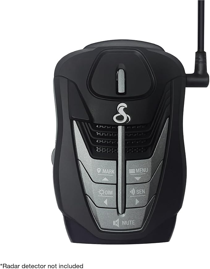 Cobra OBDII to Barrel Connector Power Cord Radar Detectors, Compatible RAD350 380 450 480i 700i for Windshield or Mirror Mount Applications