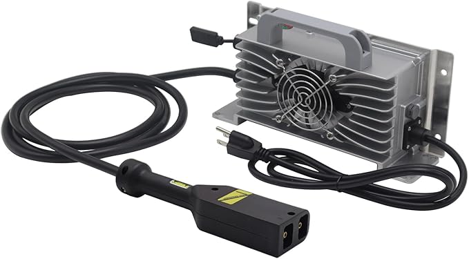 20 AMP Battery Charger Replacement for 36 Volt EZGO EZ-GO TXT Golf Cart, Waterproof IP68 with D-Plug/Powerwise Style Plug