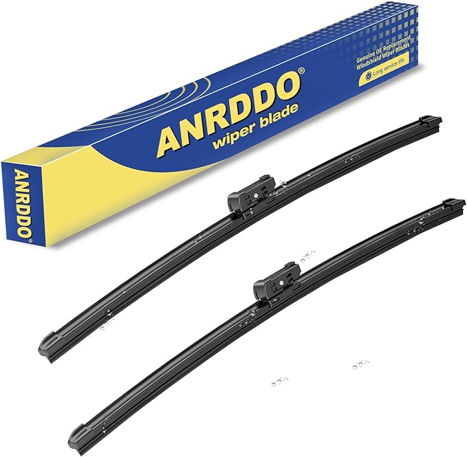 2 wipers Replacement For 2010 2011 2012 2013 2014 2015 2016 2017 GMC Terrain Chevy Equinox Original Equipment Windshield Wiper Blades Set - 24"+17" (Set of 2) Top Lock