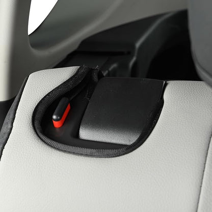 RISINGSTAR Rav4 Hybrid Seat Covers, fit 2019-2025 Toyota Rav4 Hybrid LE,XLE,Woodland Edition,XLE Premium,Limited, Not for XSE/SE/Plug-in(Black&Gray)