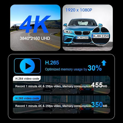 9inch Portable Carplay Screen for Car, Wireless Apple Carplay & Android Auto with 4K Dash Cam,1080p Backup Camera,Car Audio Receivers, GPS Navigation, SuperLink,FM, Music Player