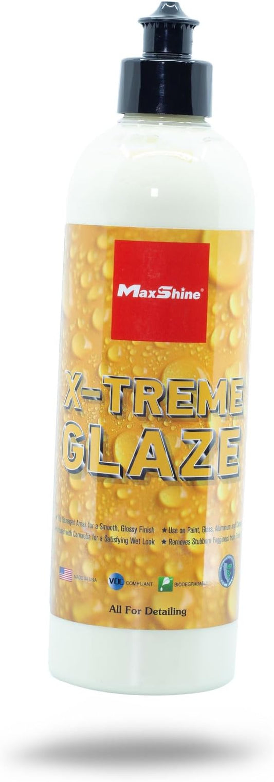 Maxshine 16oz XTreme Glaze – Ceramic and Montan Wax, Durable and Super Glossy Wet Finish Look, Long Lasting Protection