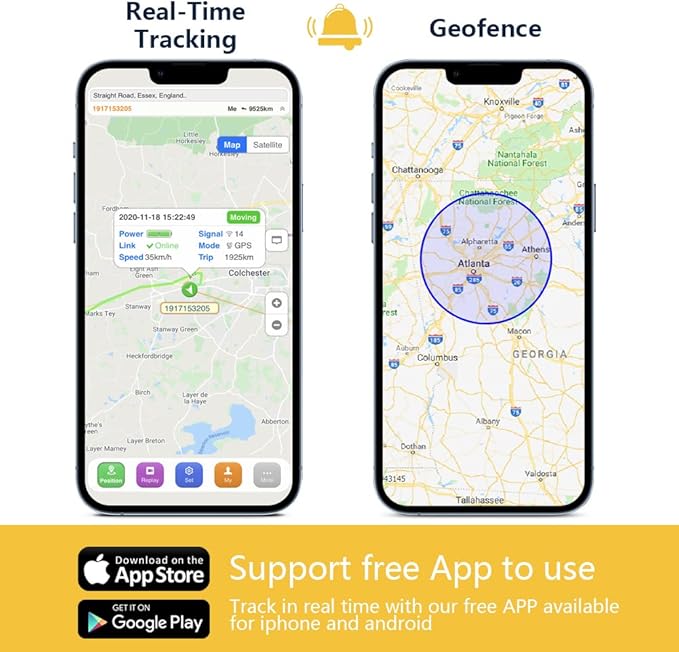 SinoTrack 4G GPS Tracker for Vehicles, ST-901L LTE Mini GPS Tracker Waterproof Locator Real-Time Location Device for Car Motorcycle Truck Taxi with No Monthly Fee Tracking System